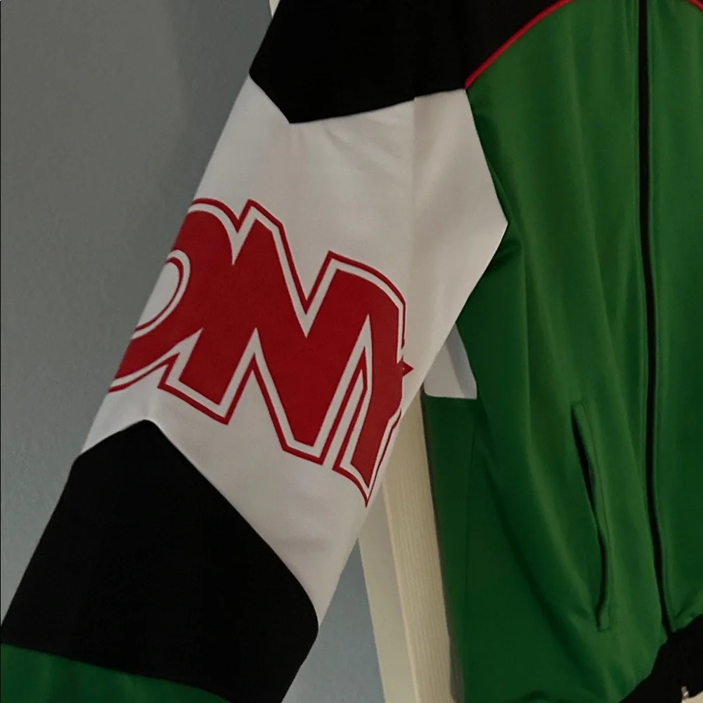 Green and Black Men’s Women's Unisex Vintage Style Jacket‎